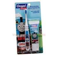 ยาสีฟันปราศจากฟลูออไรด์สำหรับเด็ก : Orajel พร้อมแปรงสีฟัน