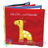 หนังสือผ้าสำหรับเด็กเล็ก : ยีราฟและผองเพื่อน