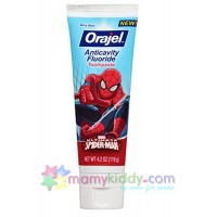 ยาสีฟันผสมฟลูออไรด์สำหรับเด็ก Orajel Spider-Man - Berry Blast